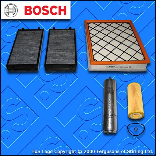 SERVICE KIT for BMW X6 XDRIVE 35D E71 BOSCH OIL AIR FUEL CABIN FILTERS 2008-2010