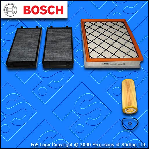 SERVICE KIT for BMW X6 XDRIVE 35D E71 M57 BOSCH OIL AIR CABIN FILTER (2008-2010)