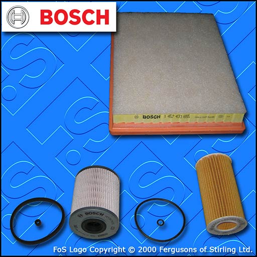 SERVICE KIT for SAAB 9-3 2.2 TID BOSCH OIL AIR FUEL FILTERS (2002-2009)