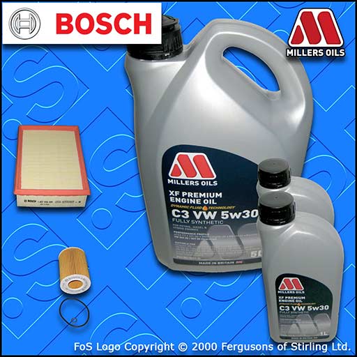SERVICE KIT for BMW Z4 (E85) 2.5 3.0 M54 OIL AIR FILTER +5w30 XF OIL (2002-2005)