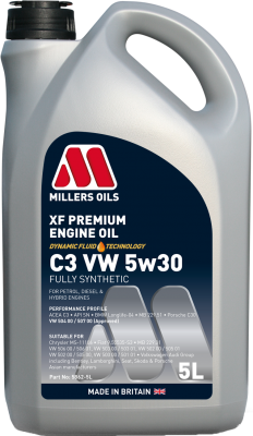 Millers Oils XF Premium C3 5w30 Engine Oil 5lt 5862-5L