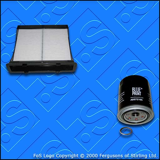 SERVICE KIT for SUBARU FORESTER 2.0 D BOSCH OIL CABIN FILTERS (2008-2018)