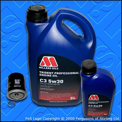 SERVICE KIT for SUBARU FORESTER 2.0 D OIL FILTER +5w30 OIL (2008-2018)