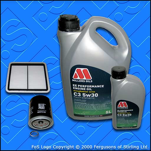 SERVICE KIT for SUBARU FORESTER 2.0 D OIL AIR FILTER +5w30 EE NANO OIL 2008-2018