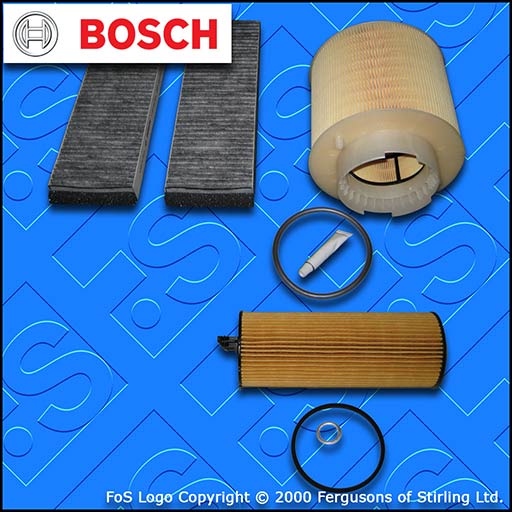 SERVICE KIT for AUDI A6 (C6) 2.7 TDI BOSCH OIL AIR CABIN FILTERS (2004-2008)