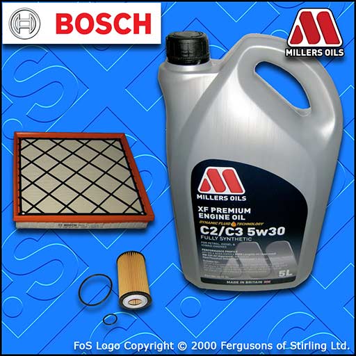 SERVICE KIT for OPEL VAUXHALL ASTRA J MK6 1.6 OIL AIR FILTERS +OIL (2009-2015)