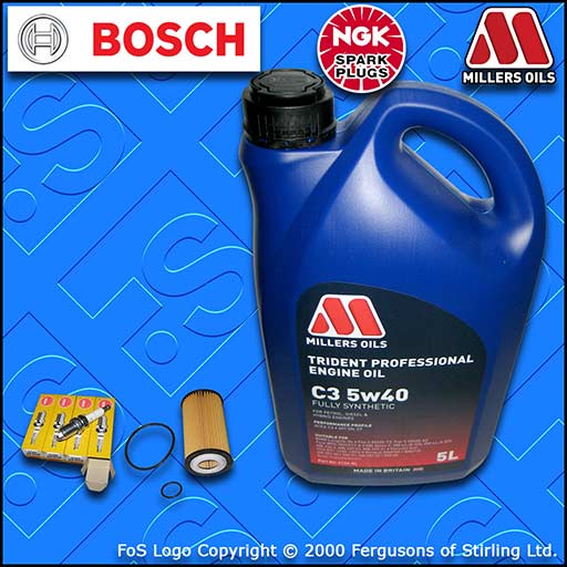 SERVICE KIT for VAUXHALL ASTRA H MK5 1.4 16V (19MA9235->) OIL FILTER PLUGS +OIL