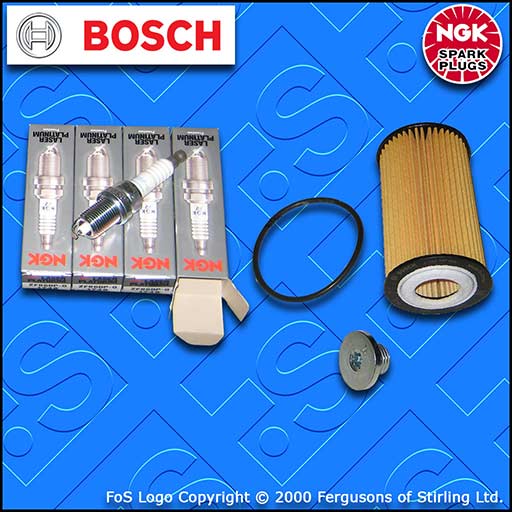 SERVICE KIT for OPEL VAUXHALL ASTRA H MK5 1.6 TURBO Z16LET OIL FILTER PLUGS