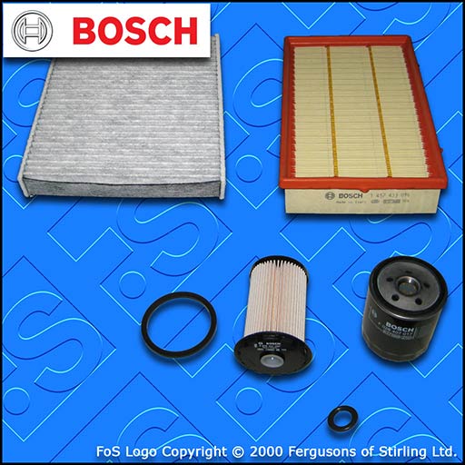SERVICE KIT for FORD FOCUS MK2 1.8 TDCI OIL AIR FUEL CABIN FILTERS (2005-2007)