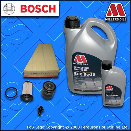 SERVICE KIT for FORD S-MAX 1.8 TDCI OIL AIR FUEL FILTER +5w30 XF OIL (2007-2010)