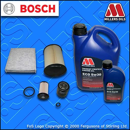SERVICE KIT for FORD FOCUS MK2 1.8 TDCI OIL AIR FUEL CABIN FILTER +OIL 2007-2012