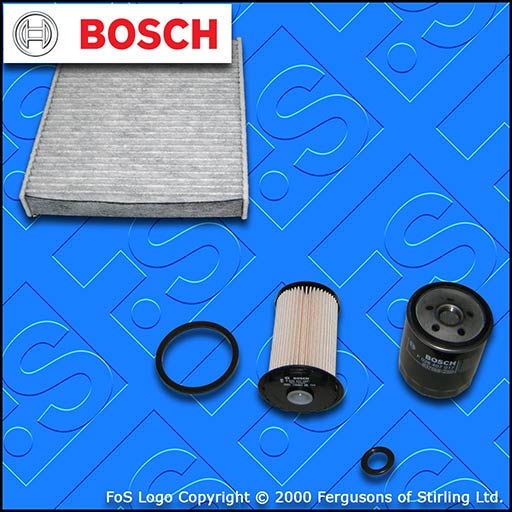 SERVICE KIT for FORD FOCUS MK2 1.8 TDCI BOSCH OIL FUEL CABIN FILTERS (2005-2012)