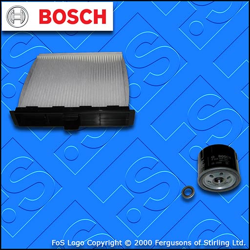 SERVICE KIT for RENAULT SCENIC II 1.5 DCI OIL CABIN FILTERS (2007-2008)