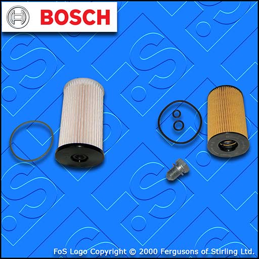 SERVICE KIT for VW TOURAN 2.0 TDI  BOSCH OIL FUEL FILTERS (2010-2015)