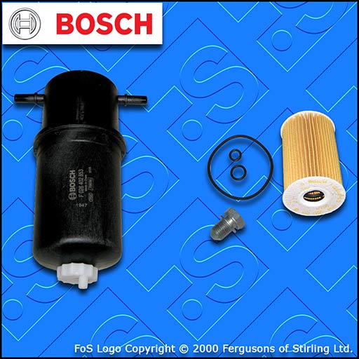 SERVICE KIT for VW CRAFTER (2E/2F) 2.0 TDI BOSCH OIL FUEL FILTERS 2011-2016