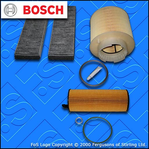 SERVICE KIT for AUDI A6 (C6) 2.7 TDI BOSCH OIL AIR CABIN FILTERS (2008-2011)