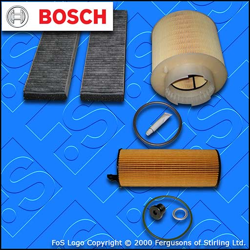 SERVICE KIT for AUDI A6 (C6) 2.7 TDI BOSCH OIL AIR CABIN FILTERS (2008-2011)