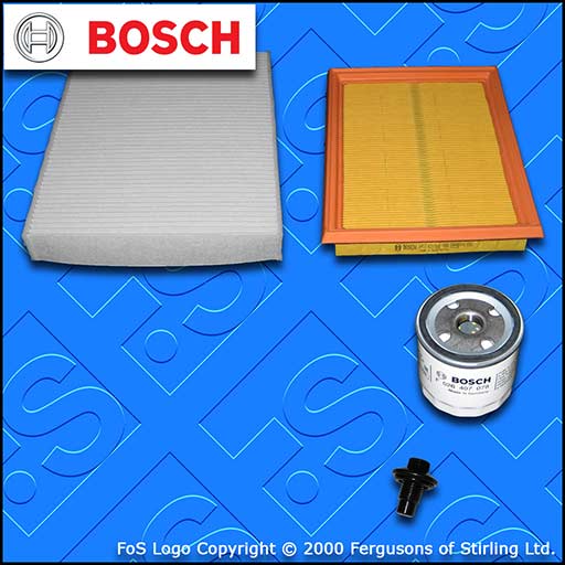 SERVICE KIT for FORD FUSION 1.25 16V OIL AIR CABIN FILTERS (2004-2012)