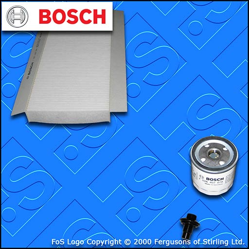 SERVICE KIT for FORD PUMA 1.4 BOSCH OIL CABIN FILTERS (1997-2000)