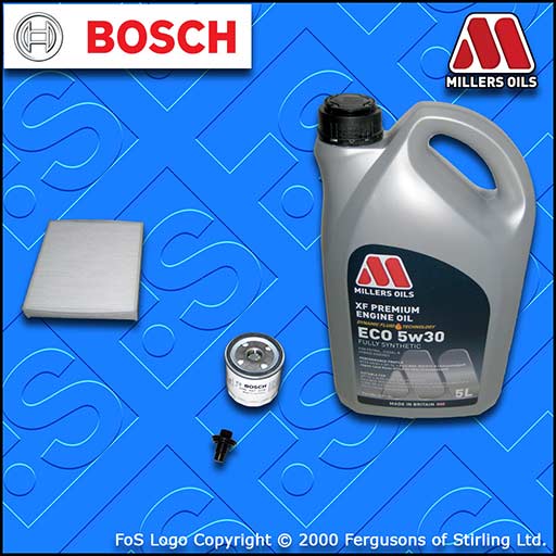 SERVICE KIT for FORD MONDEO MK4 1.6 PETROL OIL CABIN FILTER +ECO OIL (2007-2014)