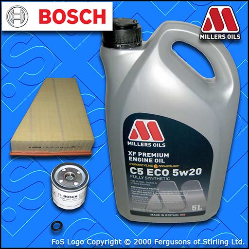 SERVICE KIT for FORD S-MAX 1.6 ECOBOOST OIL AIR FILTERS +5w20 EB OIL (2011-2014)