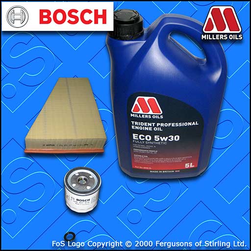 SERVICE KIT for FORD S-MAX 1.6 ECOBOOST OIL AIR FILTERS +5w30 LL OIL (2011-2014)