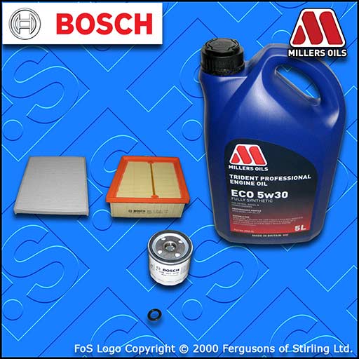 SERVICE KIT for FORD B-MAX 1.4 1.6 OIL AIR CABIN FILTERS +5w30 OIL (2012-2019)