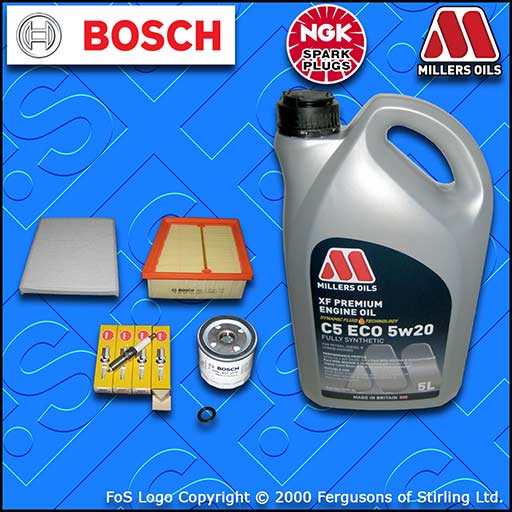 SERVICE KIT for FORD B-MAX 1.4 1.6 OIL AIR CABIN FILTERS PLUGS +OIL (2012-2019)