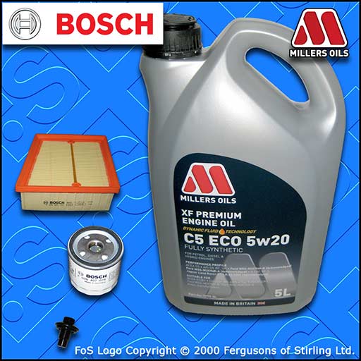 SERVICE KIT for FORD B-MAX 1.4 1.6 OIL AIR FILTERS SUMP PLUG +OIL (2012-2019)