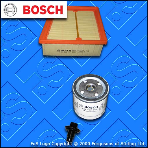 SERVICE KIT for FORD B-MAX 1.4 1.6 BOSCH OIL AIR FILTERS SUMP PLUG (2012-2019)