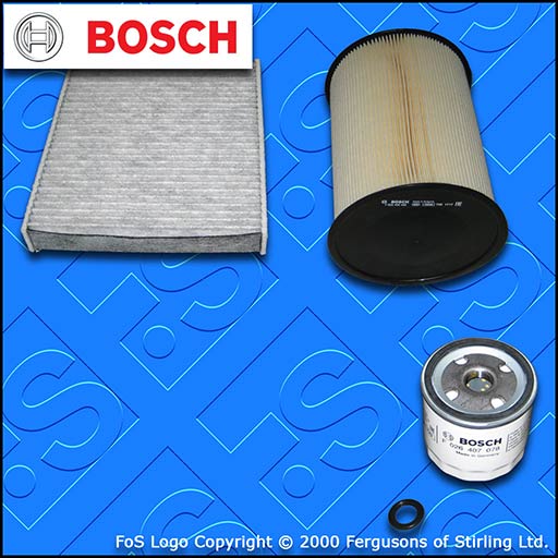 SERVICE KIT for VOLVO C30 1.6 BOSCH OIL AIR CABIN FILTERS (2007-2012)