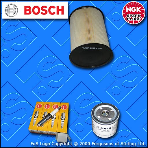 SERVICE KIT for FORD FOCUS MK2 1.4 16V OIL AIR FILTERS PLUGS (2007-2010)