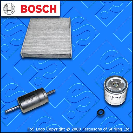 SERVICE KIT for VOLVO C30 1.6 BOSCH OIL FUEL CABIN FILTERS (2006-2012)
