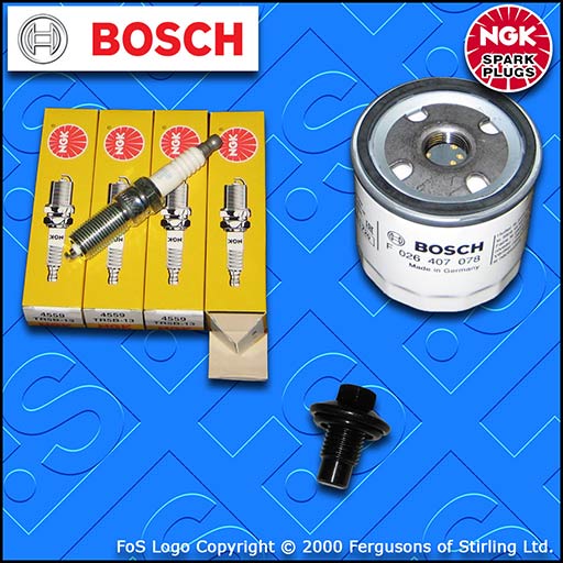 SERVICE KIT for FORD B-MAX 1.4 1.6 OIL FILTER PLUGS SUMP PLUG (2012-2019)