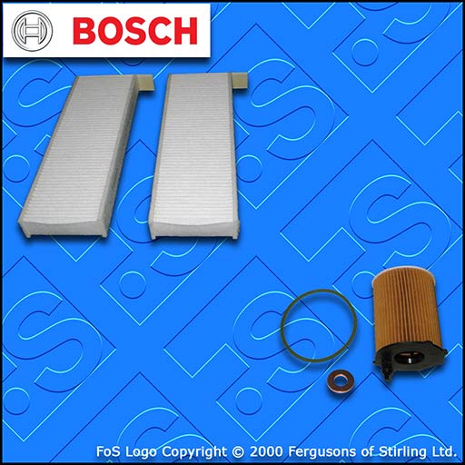 SERVICE KIT for DS DS5 1.6 BLUEHDI BOSCH OIL CABIN FILTERS (2015-2019)