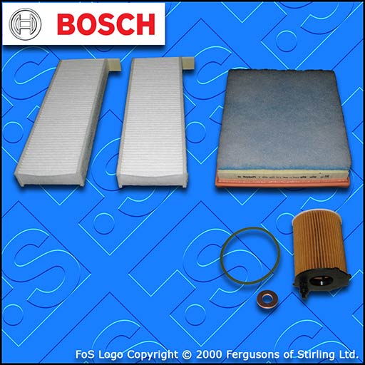 SERVICE KIT for DS DS5 1.6 BLUEHDI BOSCH OIL AIR CABIN FILTERS (2015-2019)