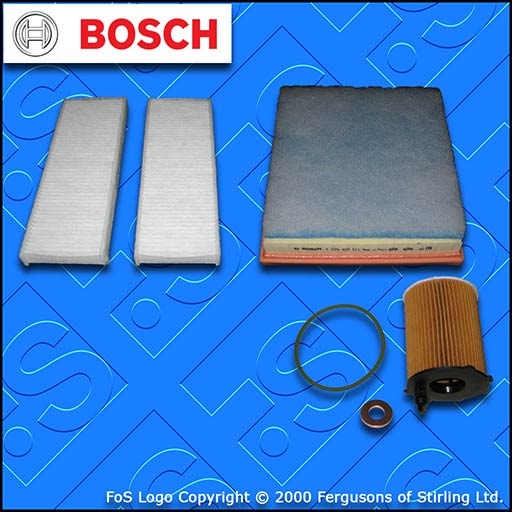 SERVICE KIT for PEUGEOT 301 1.6 BLUEHDI OIL AIR CABIN FILTERS (2014-2019)