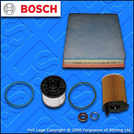 SERVICE KIT for TOYOTA PROACE 1.6 D BOSCH OIL AIR FUEL FILTERS (2016-2019)