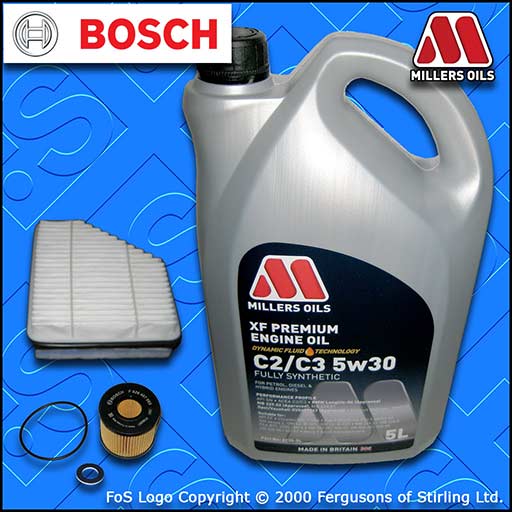 SERVICE KIT for TOYOTA AURIS NDE180 1.4 D-4D OIL AIR FILTERS +OIL (2012-2018)