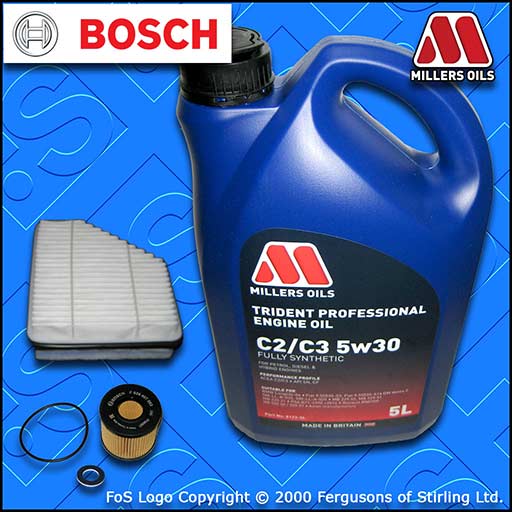 SERVICE KIT for TOYOTA AURIS NDE180 1.4 D-4D OIL AIR FILTERS +OIL (2012-2018)