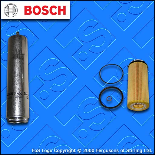 SERVICE KIT for BMW X6 XDRIVE 30D 40D E71 N57 BOSCH OIL FUEL FILTERS (2009-2014)