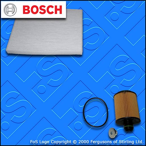 SERVICE KIT for PEUGEOT BIPPER 1.3 HDI OIL CABIN FILTERS SUMP PLUG (2010-2017)