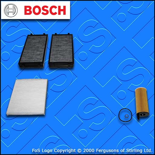 SERVICE KIT for BMW X5 (F15) 25D 30D 40D N57 BOSCH OIL CABIN FILTERS (2013-2018)