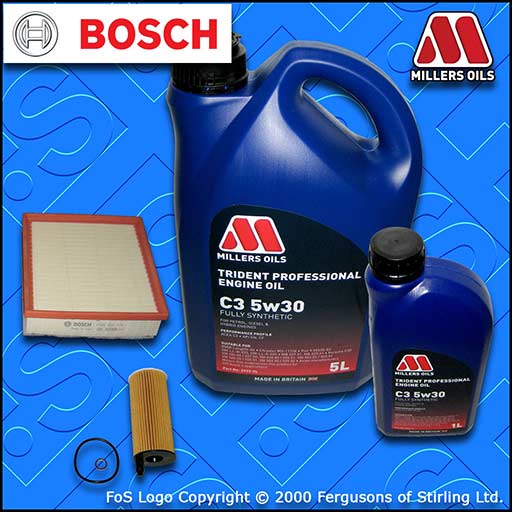 SERVICE KIT for BMW 1 SERIES F20 F21 116D N47 OIL AIR FILTERS +OIL (2010-2015)