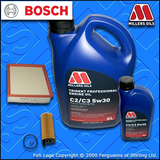 SERVICE KIT for BMW 2 SERIES F22 220D N47 OIL AIR FILTERS +C2/C3 OIL (2012-2014)