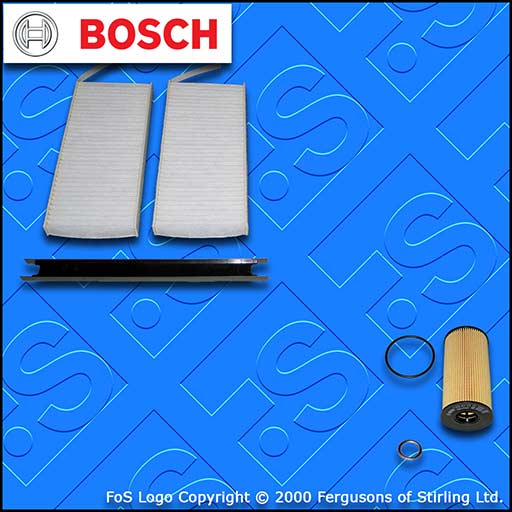 SERVICE KIT for RENAULT MASTER 2.3 DCI BOSCH OIL CABIN FILTERS (2010-2023)