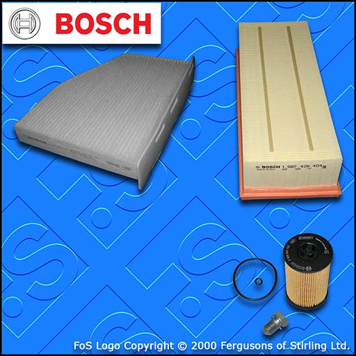 SERVICE KIT for VW SCIROCCO 2.0 TDI ENG=CU* OIL AIR CABIN FILTERS (2013-2017)