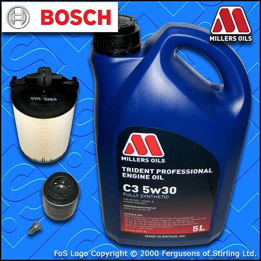 SERVICE KIT for AUDI A3 (8P) 1.2 TSI TFSI OIL AIR FILTERS +OIL (2010-2013)