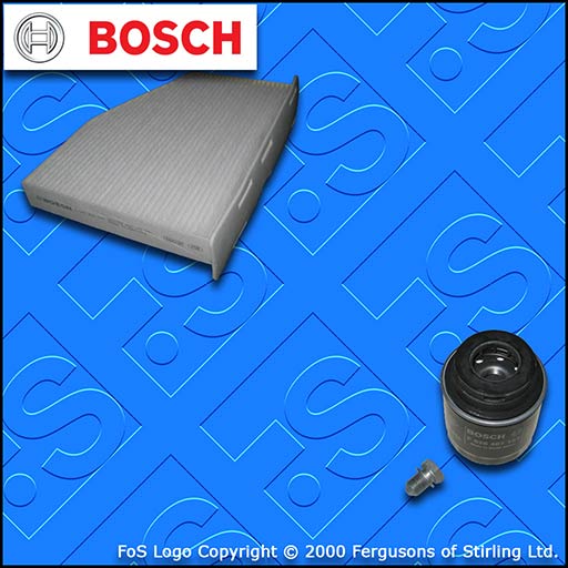 SERVICE KIT for AUDI A3 (8P) 1.2 TSI TFSI BOSCH OIL CABIN FILTERS (2010-2013)