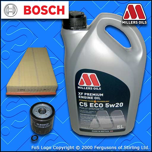 SERVICE KIT for FORD S-MAX 2.0 OIL AIR FILTERS +5w20 EB OIL (2006-2014)